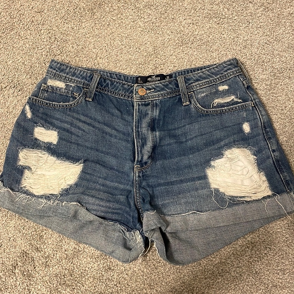 High waisted Jean shorts